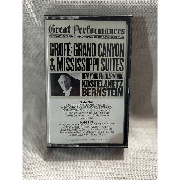 Grofe: Grand Canyon & Mississippi Suites - New York Philharmonic - Cassette-